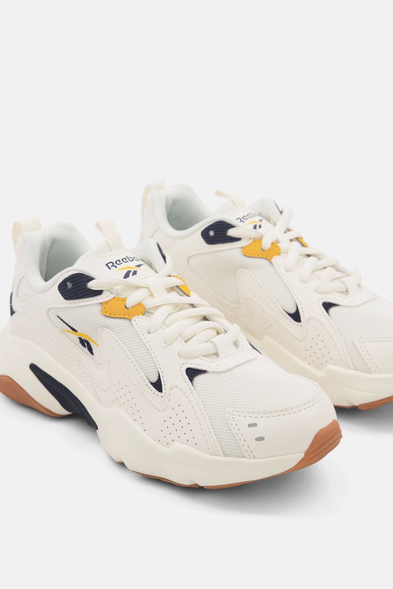 Reebok Unisex Royal Turbo Implus Lace Up Running Sports Shoes, Cream/ Blue Combo  - Image 3