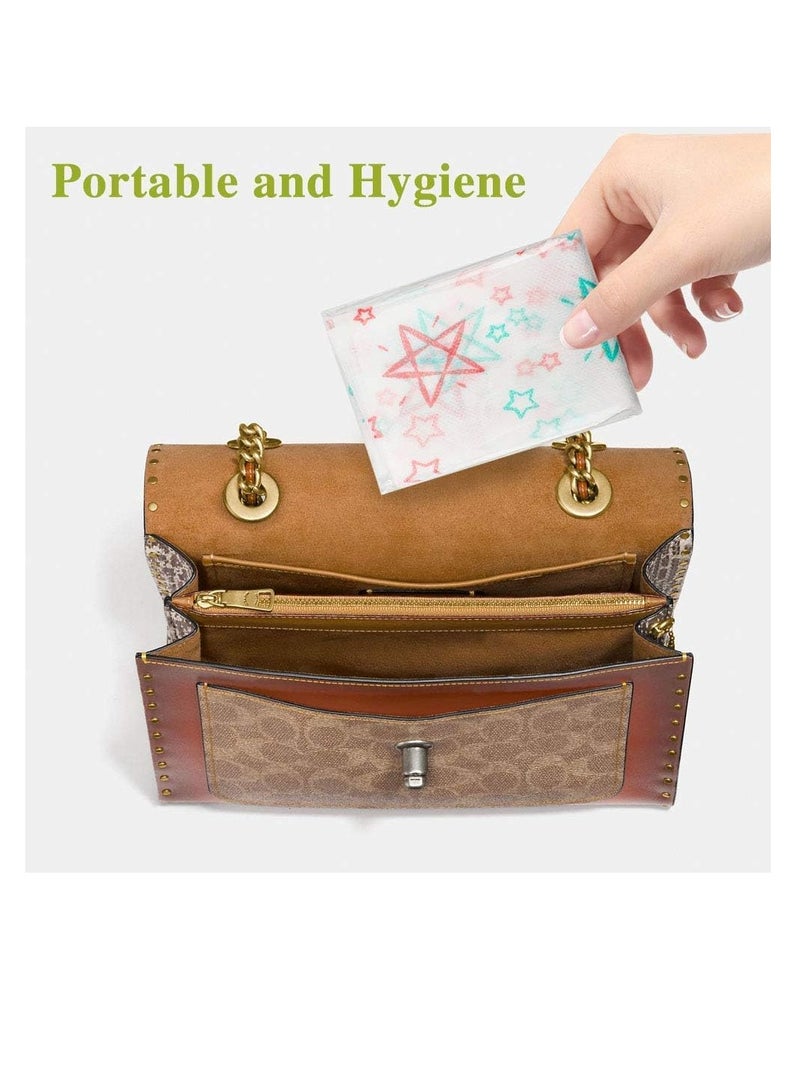 FengSVMA 20 Pack Toilet Seat Covers Disposable, Extra Large XL Portable Potty Seat Covers for Kids and Toddler Potty Training or Home Travel Public Toilet Use(with Stick Tape,Individually Wrapped) - Image 5