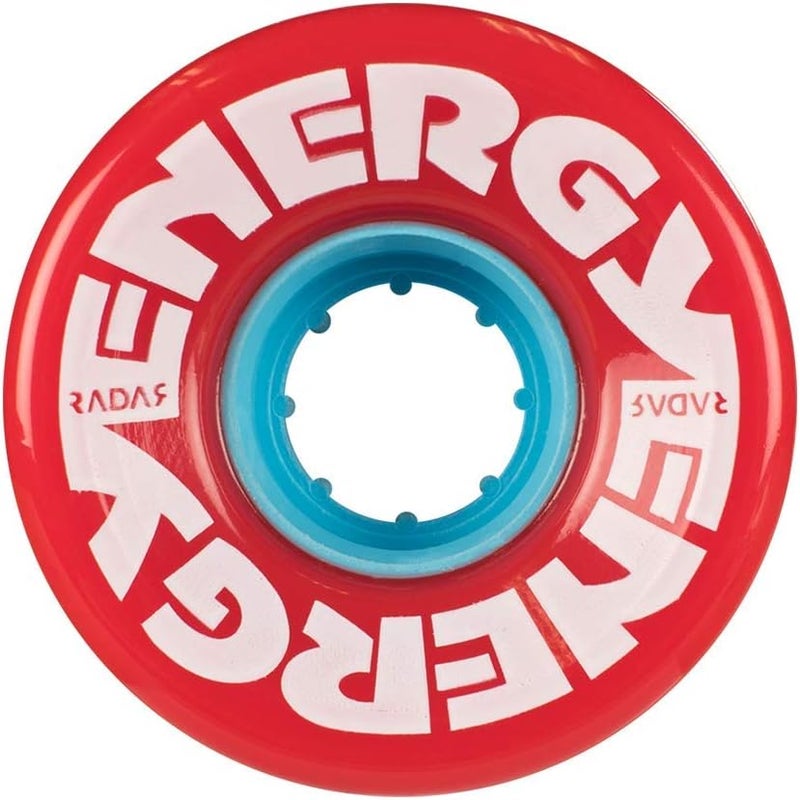 Riedell Radar Energy 57 - Roller Skate Wheels - 4 Pack of 78A 31mm x 57mm Quad Skate | Red - Image 2