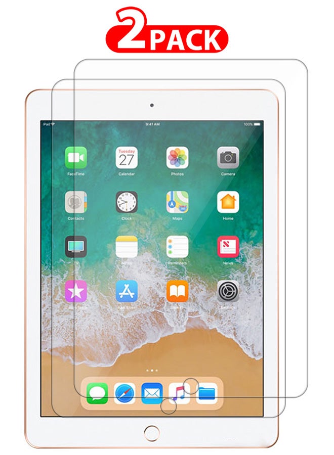 CATANES 2 Packs For Apple iPad Pro 9.7 / iPad 9.7 Screen Protector 9H Hardness Tempered Glass Scratch Resistant HD Display Screen Protector - Image 1