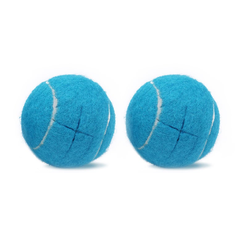 Magicorange Magicorange 2 PCS Precut Walker Tennis Balls for Furniture Legs and Floor Protection Heavy Duty Long Lasting Felt Pad Glide Coverings Blue