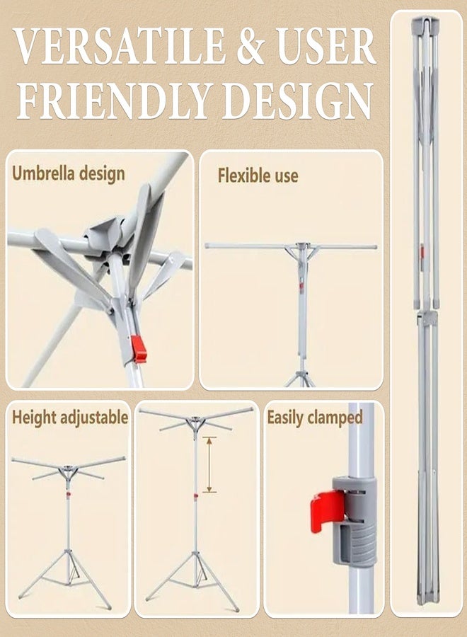 ZEESQUARE Clothes Dryer Stand Hanger Clothes Rack foldable Drying Garments  Rack Laundry Rack  - Image 4
