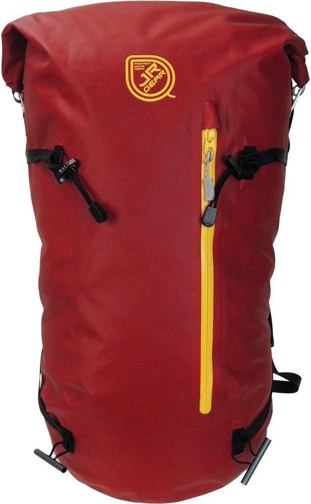 JR Gear Stream Waterproof Camping Bag 45 Liters-Red 
