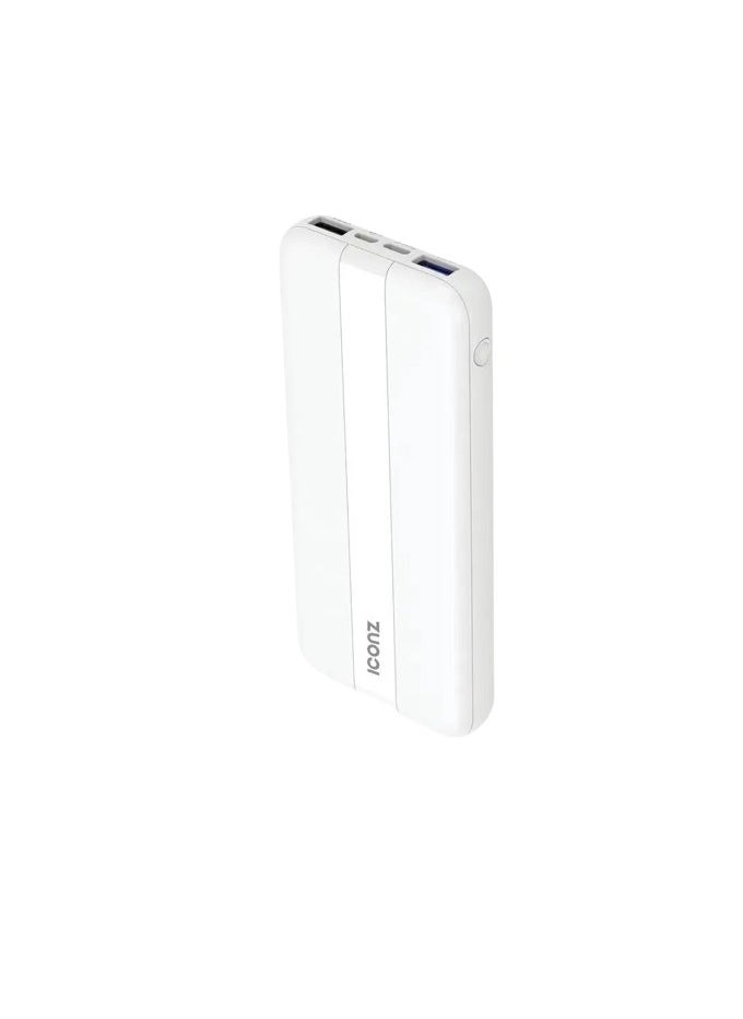 Iconz Power Bank Iconz, 3 Ports, 10000mAh, XPB12PDW - White 