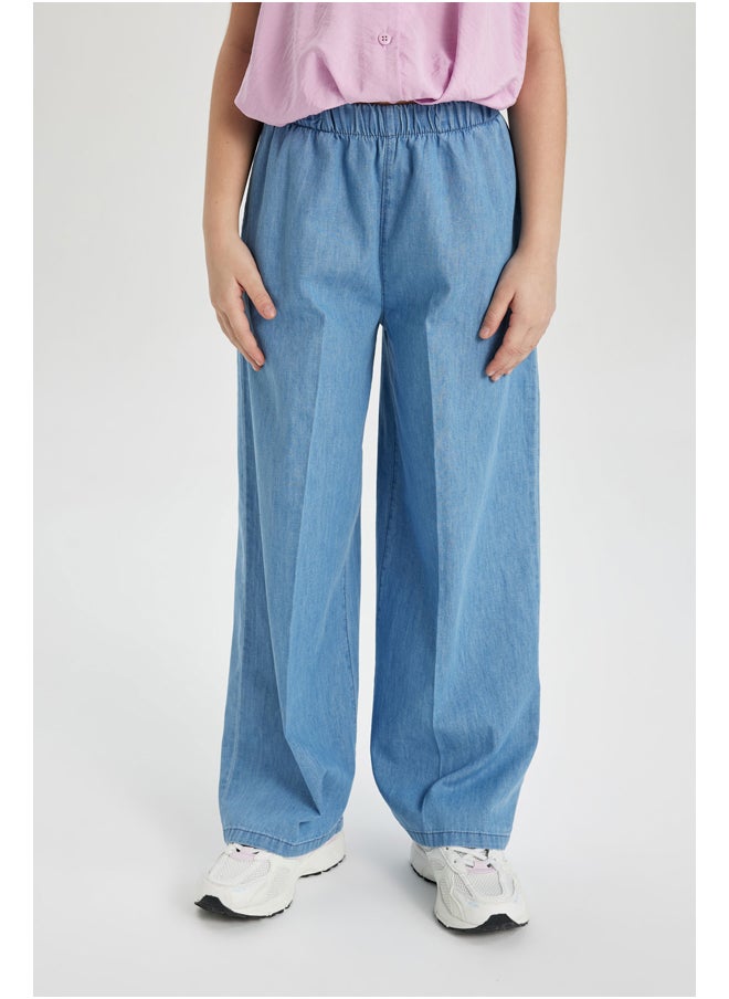 DeFacto - Girl Wide Leg Denim Trousers - Image 1
