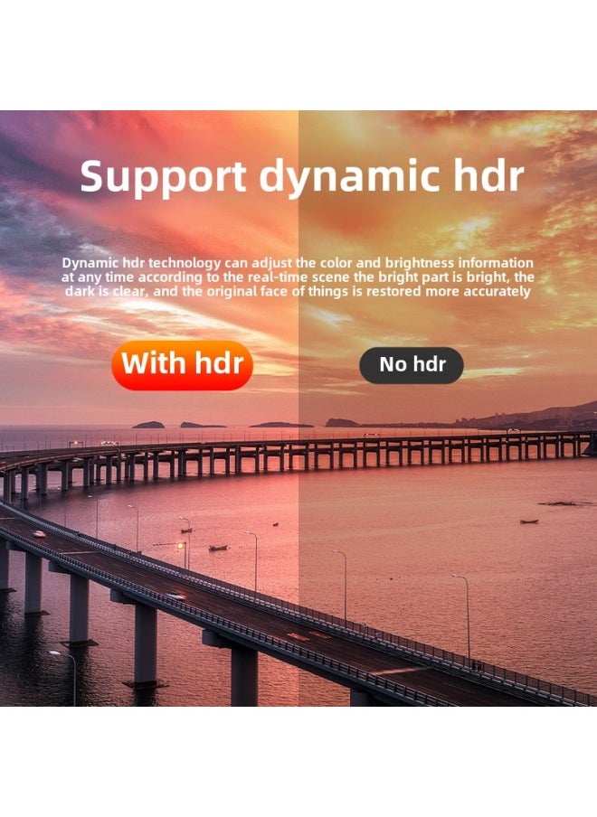 ماركة غير محددة Hdmi8k Hd Line 2.1 إصدار شاشة عرض تلفزيون وجهاز عرض كمبيوتر وكابل فك التشفير كابل Hdmi - اللون: شفاف طول خط الحقيبة: 1.5 متر  - Image 3