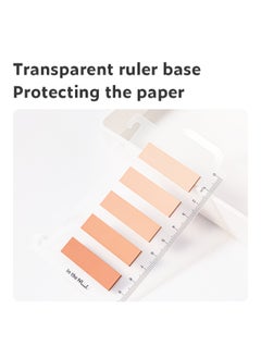 Deli Deli ENS356-PP Index Tabs – Purple, Transparent BOPP Labels, Removable PP Scale Card, Smooth Writing & Reusable  - Image 5