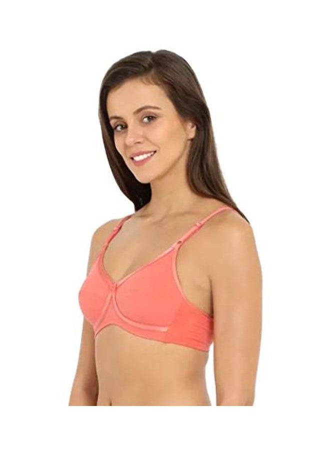 JOCKEY - Jockey 1242 Women Wire free Non Padded Super Combed Cotton Elastane Stretch Medium Coverage Cross Over Everyday Bra with Adjustable Straps - Image 1