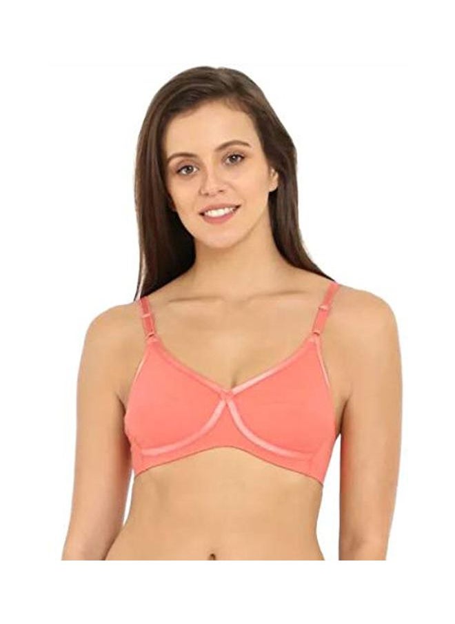 JOCKEY - Jockey 1242 Women Wire free Non Padded Super Combed Cotton Elastane Stretch Medium Coverage Cross Over Everyday Bra with Adjustable Straps - Image 1
