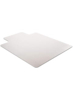deflecto Beveled Clear 45x53 wLip Medium Pile Carpet SuperMat Frequent Use Chair Mat