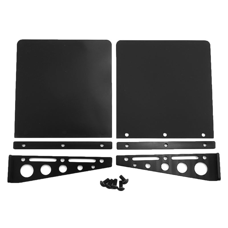 Mud Flaps Fender Decoration: Black High-quality Durable Material - Enhanced Realism Replacement Parts for 1/14 Remote Control Truck Tractor Trailer Car SCANIA Actros - Image 1