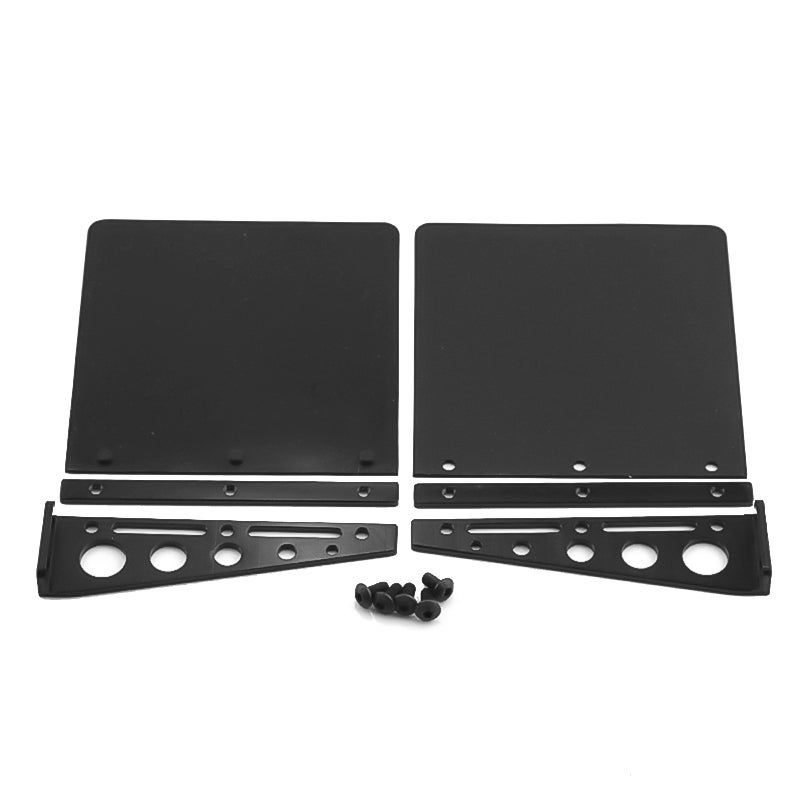 Mud Flaps Fender Decoration: Black High-quality Durable Material - Enhanced Realism Replacement Parts for 1/14 Remote Control Truck Tractor Trailer Car SCANIA Actros - Image 5