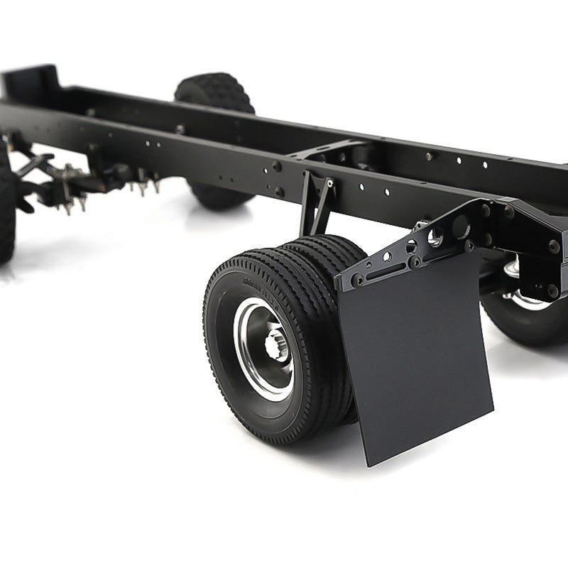 Mud Flaps Fender Decoration: Black High-quality Durable Material - Enhanced Realism Replacement Parts for 1/14 Remote Control Truck Tractor Trailer Car SCANIA Actros - Image 2