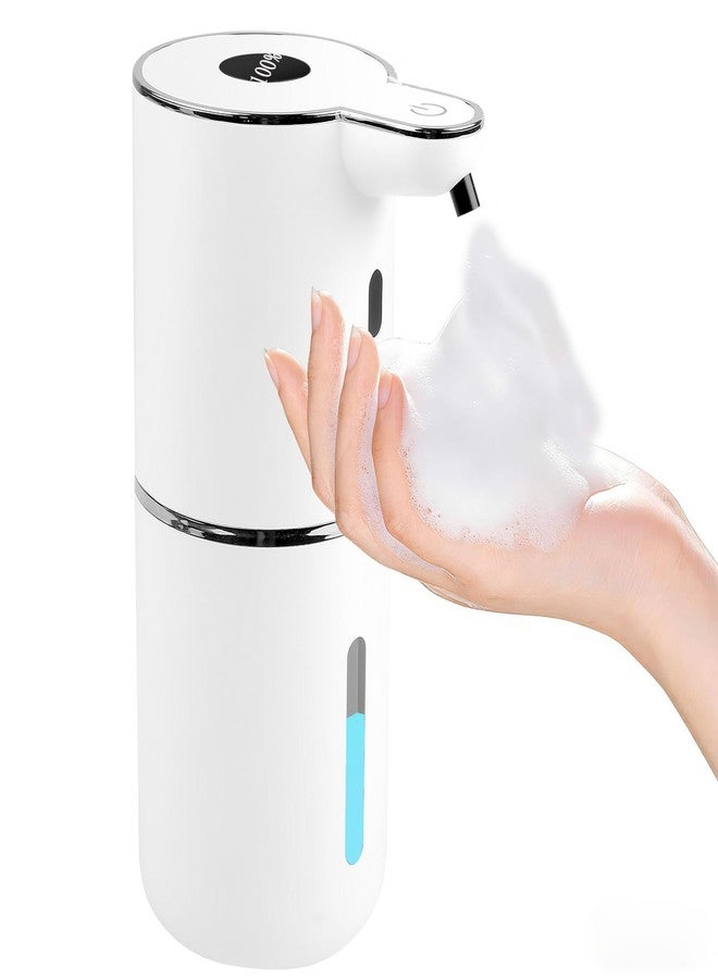 Ipefan Automatic Soap Dispenser,6-Level Foaming Hand Soap Dispenser,Touchless Dish Soap Dispenser for Kitchen Bathroom,Ipx5 Waterproof,1200mah Rechargeable,12.8oz/380ml,Wall Mount & Countertop - Image 1