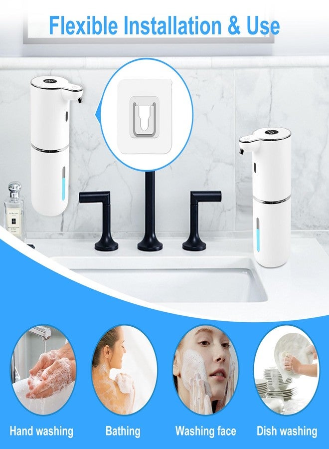 Ipefan Automatic Soap Dispenser,6-Level Foaming Hand Soap Dispenser,Touchless Dish Soap Dispenser for Kitchen Bathroom,Ipx5 Waterproof,1200mah Rechargeable,12.8oz/380ml,Wall Mount & Countertop - Image 5