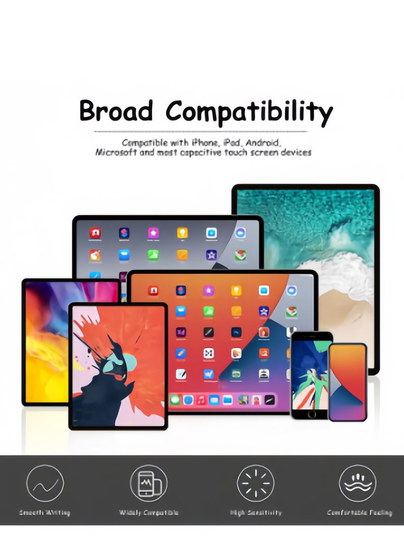 4 Pieces Stylus for Touch Screens Stylus Pens High Sensitivity and Precision Capacitive Stylus for iPhone iPad Pro Tablets Samsung Galaxy PC - Image 4