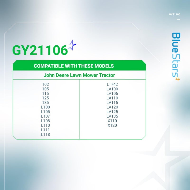BlueStars GY21106 GY20156 Clutch Control Cable - For John Deere 42 inch Deck L100 L108 L110 L111 L118 LA105 LA110 LA115 LA125 LA135 X100 X120 X300 Series Riding Lawn Mower Tractor PTO Engagement Cable - Image 5