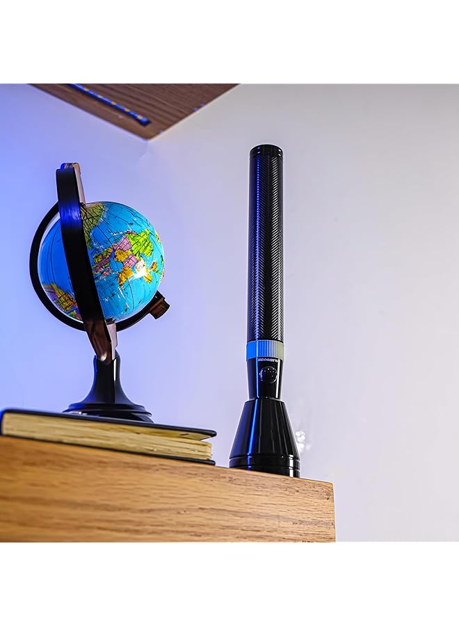 Olsenmark Rechargeable LED Flashlight OMFL2818 Energy Efficient Design with Ni Cd Rechargeable Battery Compact Portable and Light Weight Design 2000M Real Range Distance Black 2 Year Warranty - Image 5