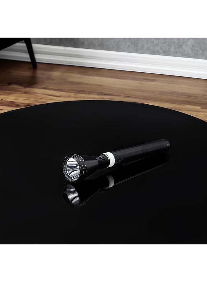 Olsenmark Rechargeable LED Flashlight OMFL2818 Energy Efficient Design with Ni Cd Rechargeable Battery Compact Portable and Light Weight Design 2000M Real Range Distance Black 2 Year Warranty - Image 4