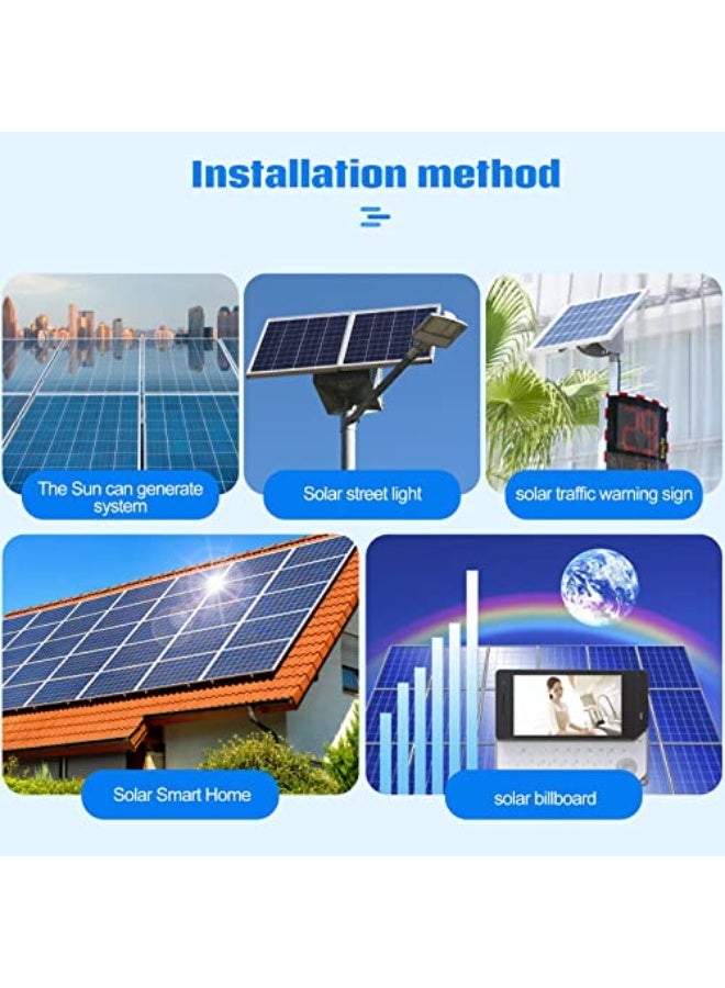 DWIN PWM Solar Charge Controller, 12V/24V 30A, Dual USB, LCD Display, 5V Output, Solar Panel Battery Regulator - Image 4