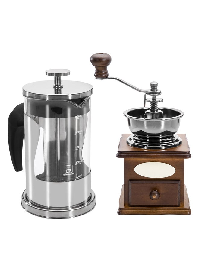 DPT French press coffee machine speciality coffee maker Transparent  capacity 600 ml - Image 1