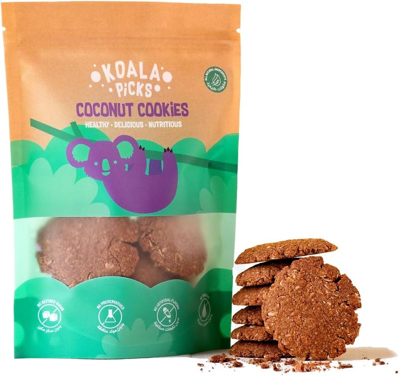 KOALA Picks Coconut Cookies with Date Powder, Oats & Unsalted Butter - Image 1