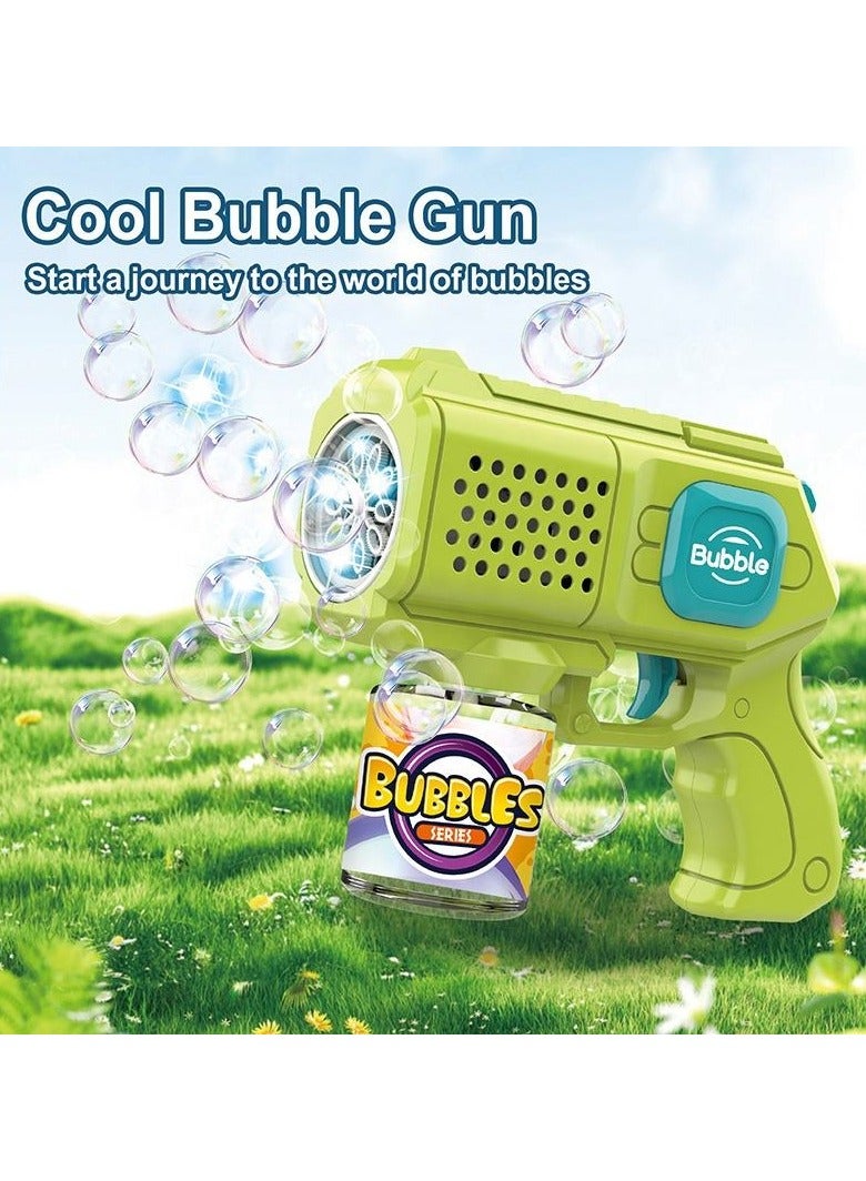 FUN MOMENT Multicolor Bubble Maker Machine with Lights and Bubble Solution (Random Selection) - Image 2