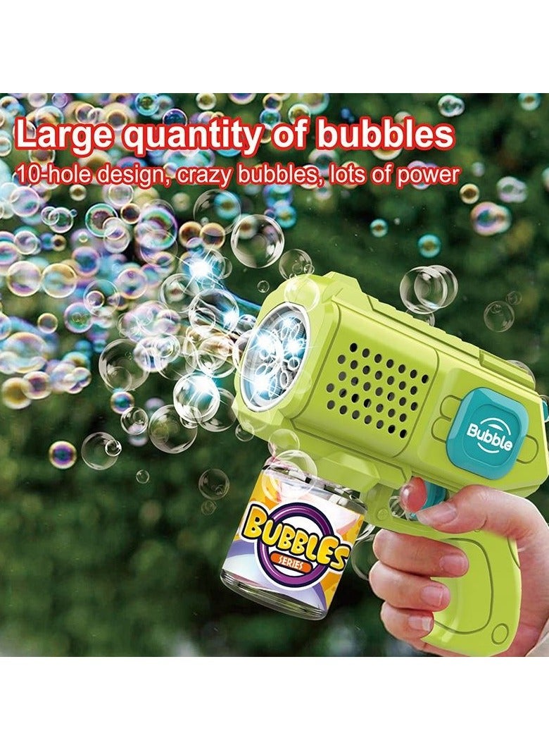 FUN MOMENT Multicolor Bubble Maker Machine with Lights and Bubble Solution (Random Selection) - Image 3