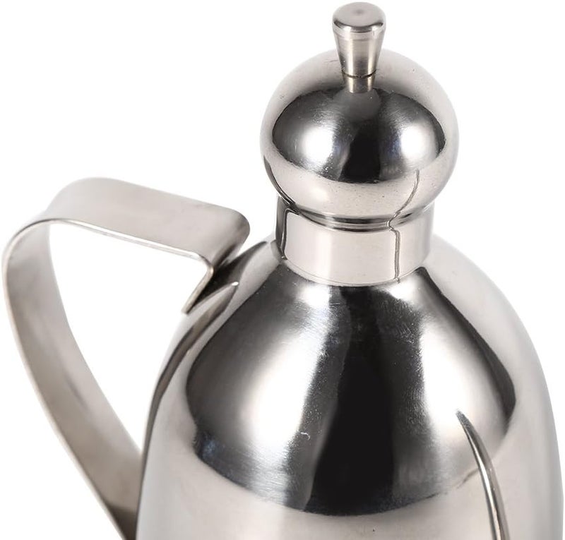 MAVIS LAVEN Stainless Steel Olive Oil Dispenser, 0.35L Oil Bottle with Drip Free Spout and Ergonomic Handle, Vinegar Pourer for Kitchen Cooking, Salad Dressing, Table Serving - Image 4