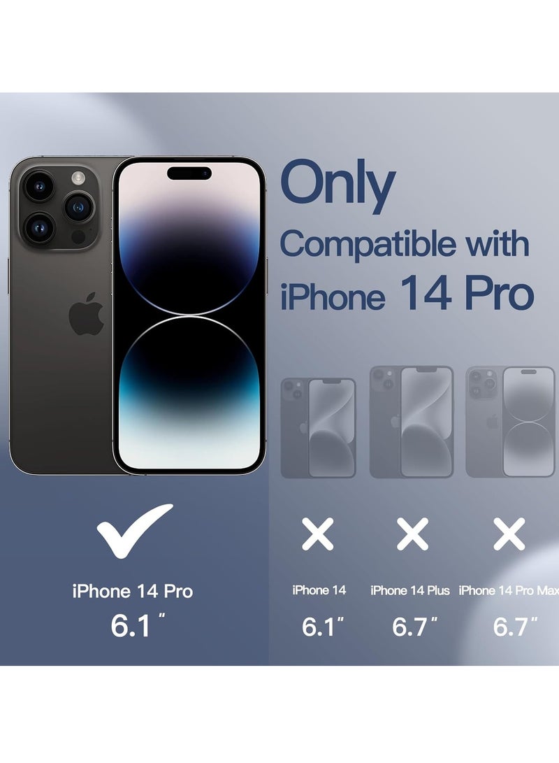 DUSALA iPhone 14 Pro Case, Liquid Silicone Phone Case for iPhone 14 Pro 6.1 Inch, Colorful Silky-Soft Protective Cover (Blue) - Image 2