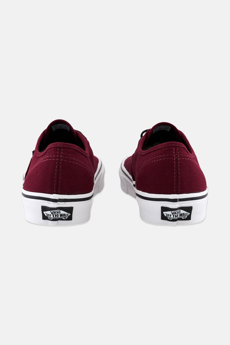 VANS Women Authentic Lace Up Shoes, Red - Image 2