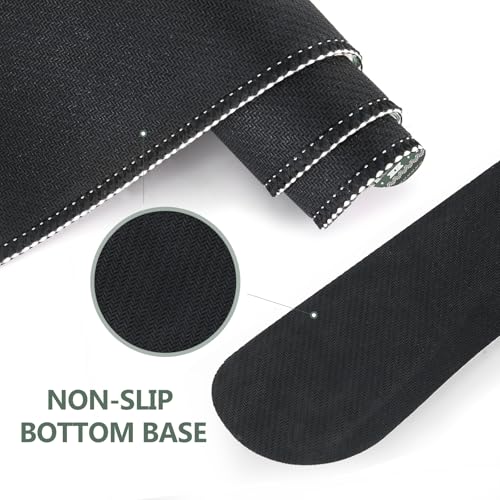 DINKY Large Mouse Pad and Keyboard Wrist Rest, Desk Pad for Keyboard and Mouse, Extended Mouse Pad with Wrist Support, 4 in 1 Non-Slip Desk Mat Blotter for Office, Home, Green Vintage Leaf Flower - Image 5