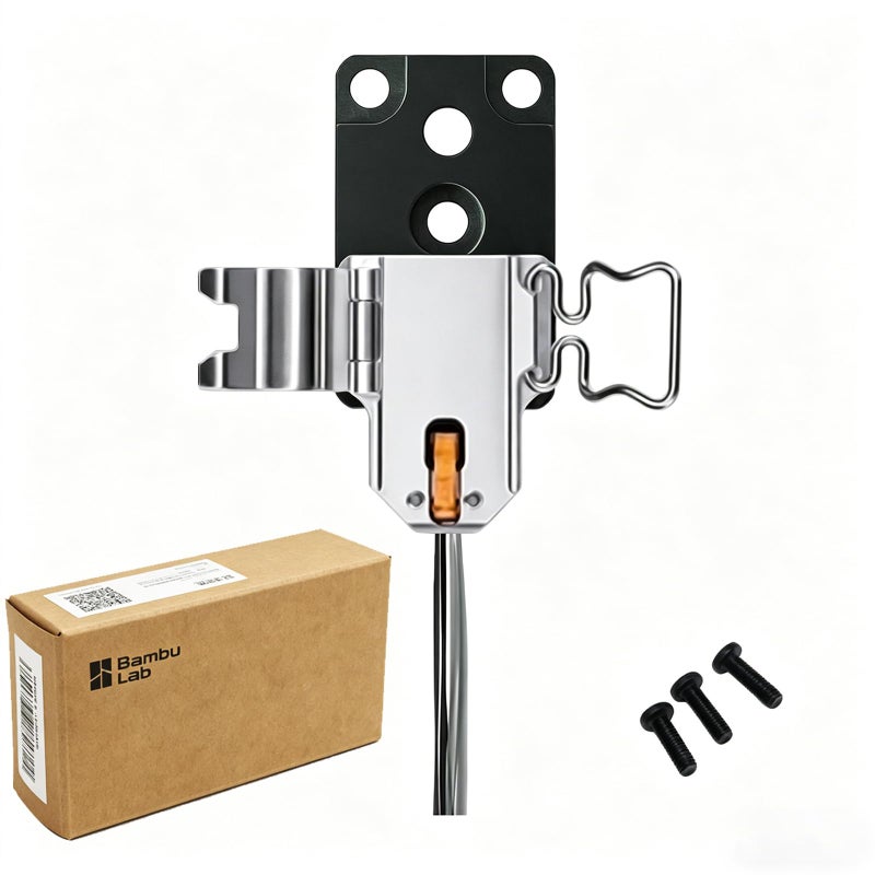 3D Printer Hotend: Black Reinforced Aluminum Alloy Assembly With Real-Time Temperature Monitoring - Tool-Free Quick-Change Design, 300°C High-Temp Performance for Bambu Lab A1/A1Mini 3D Printers - Image 1