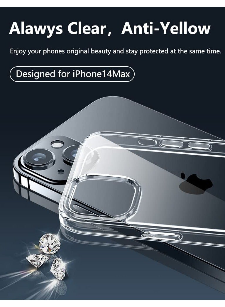 BORTONY iPhone 15 Case 6.1 Inch Anti Scratch Crystal Clear Soft TPU Precise Cutouts Slim Fit Protective Phone Case Cover for Apple iPhone 15 - Image 4