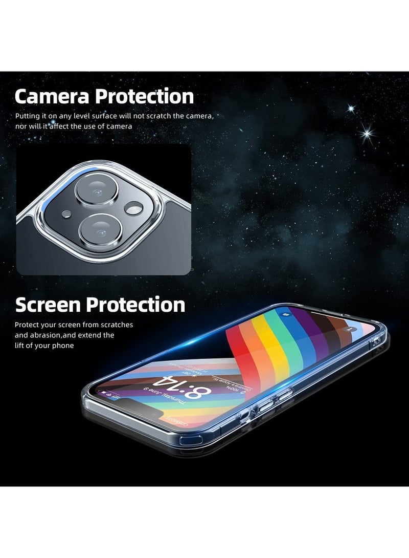 BORTONY iPhone 15 Case 6.1 Inch Anti Scratch Crystal Clear Soft TPU Precise Cutouts Slim Fit Protective Phone Case Cover for Apple iPhone 15 - Image 5