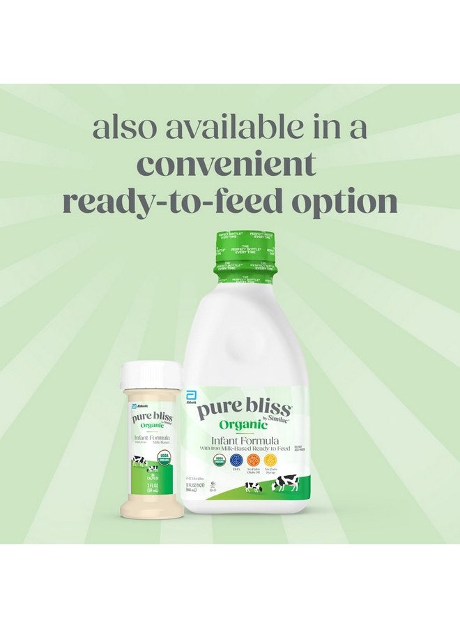 سيميلاك تركيبة الأطفال Pure Bliss من Similac Organic*، سهلة الهضم، معتمدة من وزارة الزراعة الأمريكية كمنتج عضوي، مسحوق، عبوة 20.6 أونصة  - Image 4
