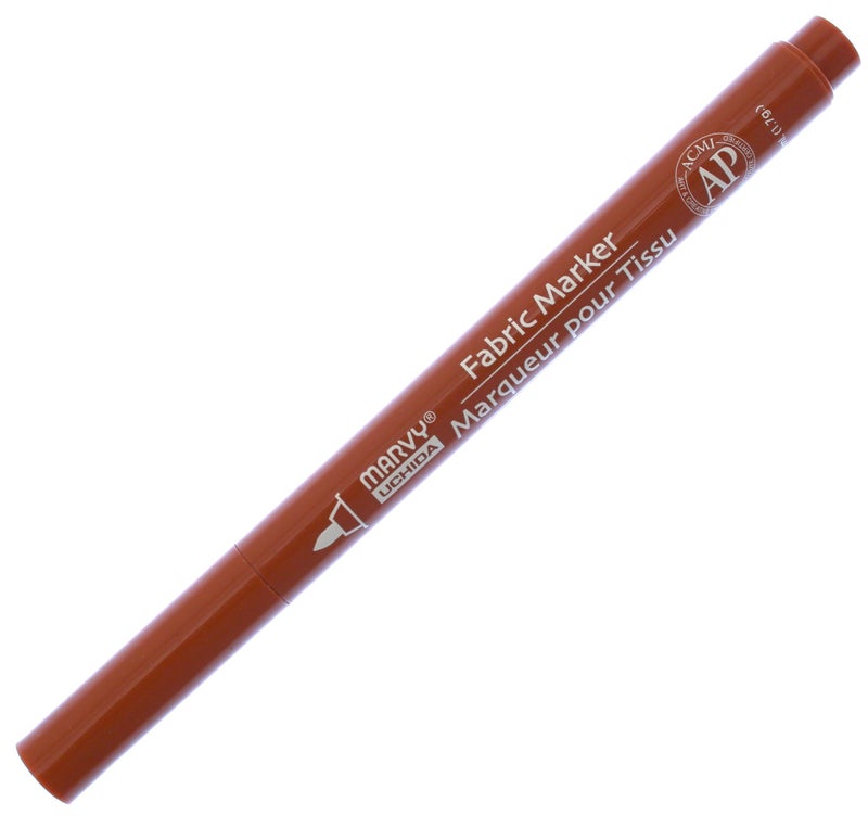 UCHIDA Marvy Fine Point Fabric Marker Art Supplies Brown