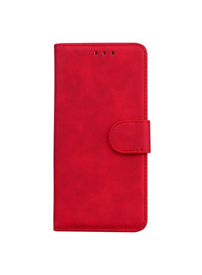 S-TOP Case For OPPO Reno13 Pro Global Skin Feel Pure Color Flip Leather Phone Case - Image 2