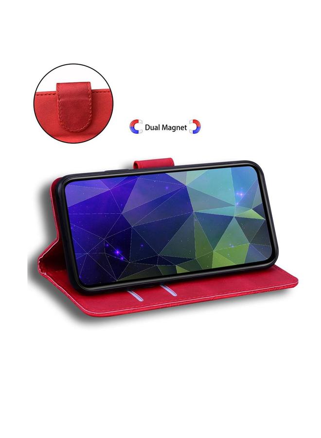 S-TOP Case For OPPO Reno13 Pro Global Skin Feel Pure Color Flip Leather Phone Case - Image 5