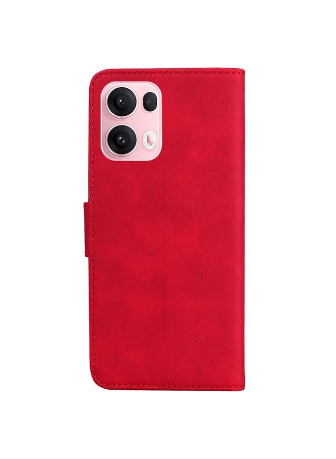 S-TOP Case For OPPO Reno13 Pro Global Skin Feel Pure Color Flip Leather Phone Case - Image 3