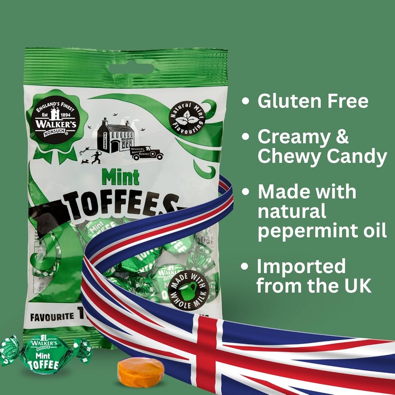 Walker's Walkers Mint Toffees - Delicious Mint Flavored Toffees with Chocolate Center, 150g - Image 5