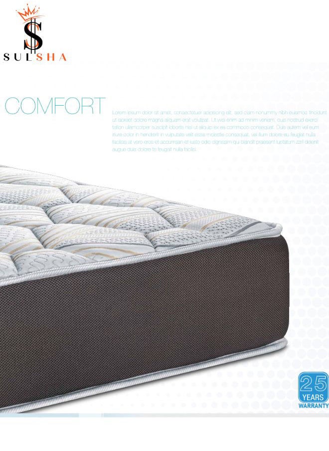 Comfort Bonnell Spring Mattress With Foam Back Supported Mattress Spine Balance For Pressure Relief Kng Size 180x200x26cm - pzsku/ZCB597CBDE884C42833DEZ/45/_/1677582025/2836674a-00c8-4f31-8042-b5a13bd45ff5