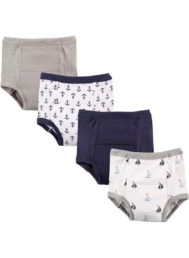 Luvable Friends Unisex Baby Cotton Training Pants, Anchor, 4 Toddler - Image 2