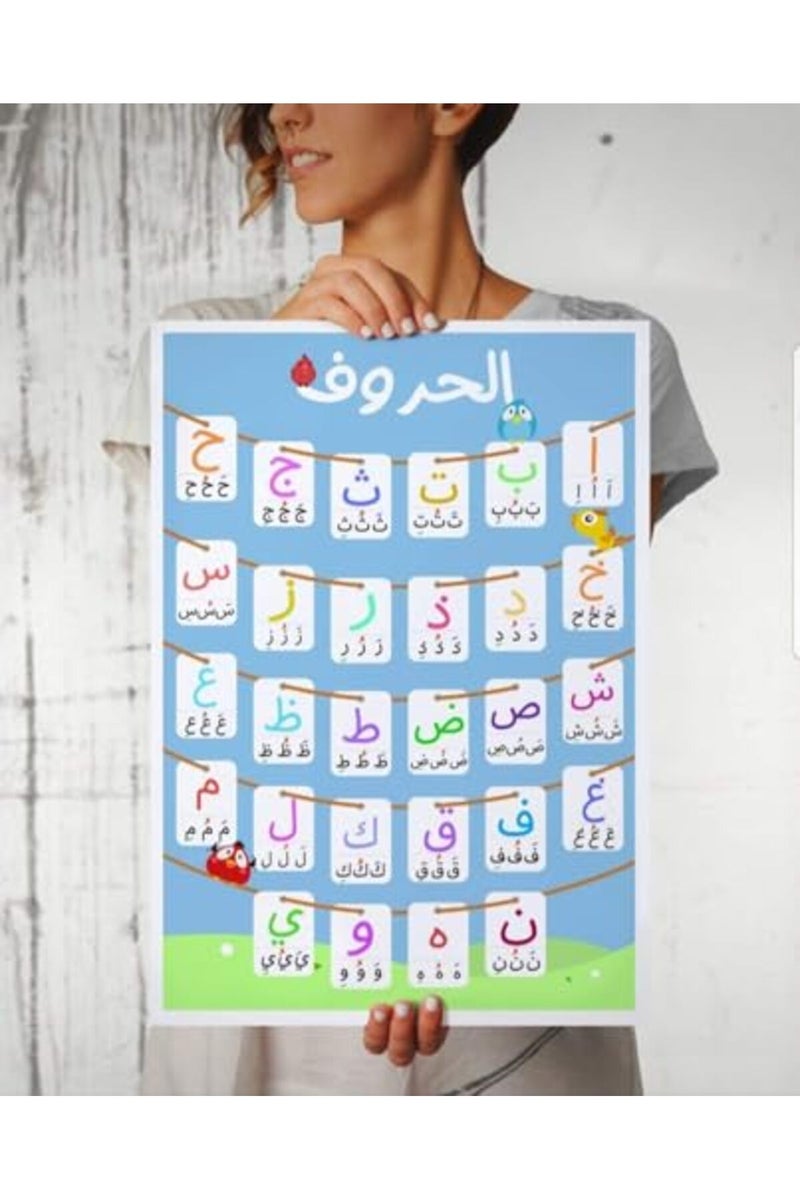 BPA® 10 Arabic Posters Perfect for Toddlers Kids Preschool & Kindergarten Classrooms - Image 3