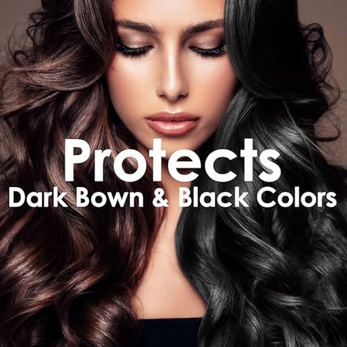 OURO Color-Enhancing Shampoo for Dark Brown & Black Hair – Neutralizes Yellow Tones, Boosts Shine & Intensity, Revitalizes Gray Hair, Protects Color, Use 2-3x Weekly for Best Results (8.45OZ) - Image 3