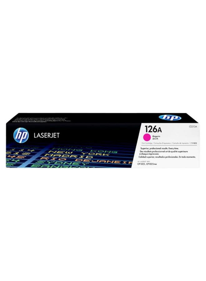 HP خرطوشة حبر 126A أصلية للطابعة ليزر جيت أرجواني - Image 2