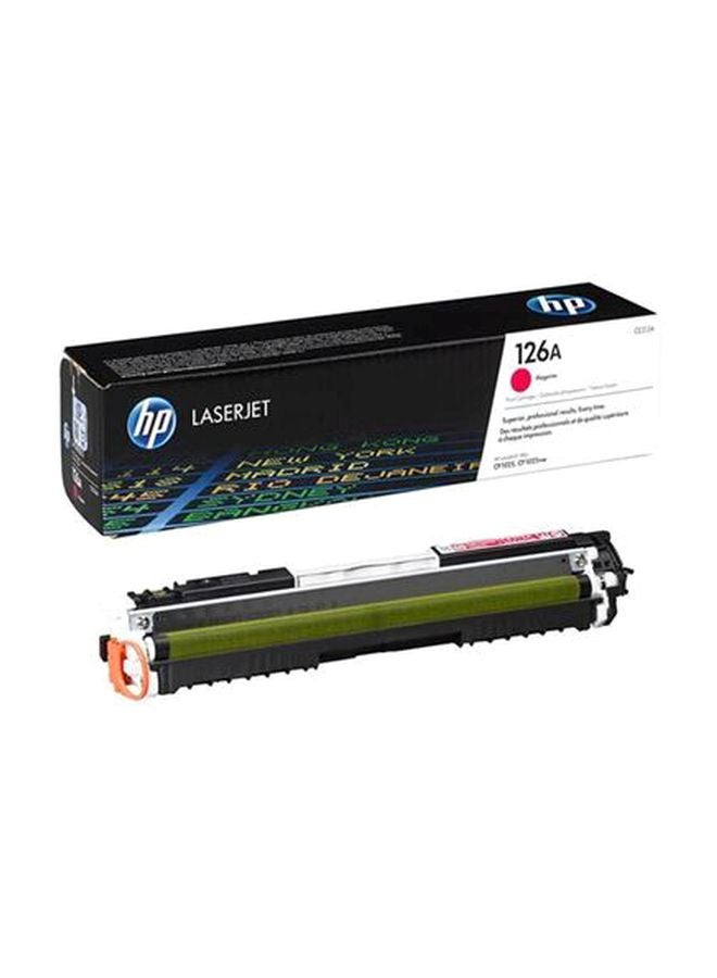 HP خرطوشة حبر 126A أصلية للطابعة ليزر جيت أرجواني - Image 1