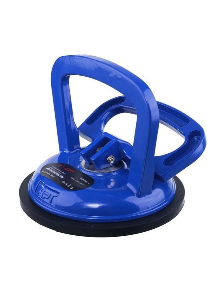 Apt Single Glass Suction Lifter, 60-80 Kg Capacity, 122 mm Size, Blue 
