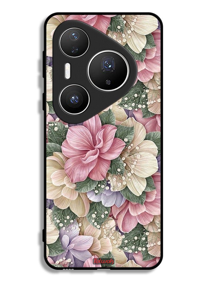 Tolwak Huawei Pura 80 Pro Protective Case Cover Hd Floral - Image 1