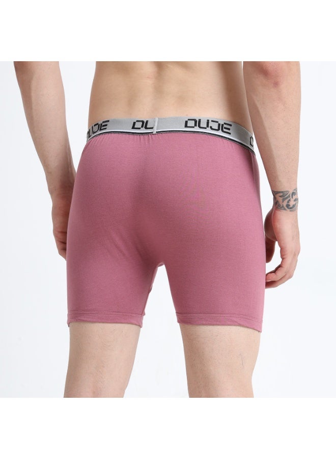 DUJE Men’s Regular Trunks OE (Outer Elastic) (3-Pack Combo 4 – Green, Grey & Pink) | 100% Combed Cotton | Breathable, Sweat-Absorbing, Anti-Bacterial & Odour-Free Everyday Innerwear - Image 5